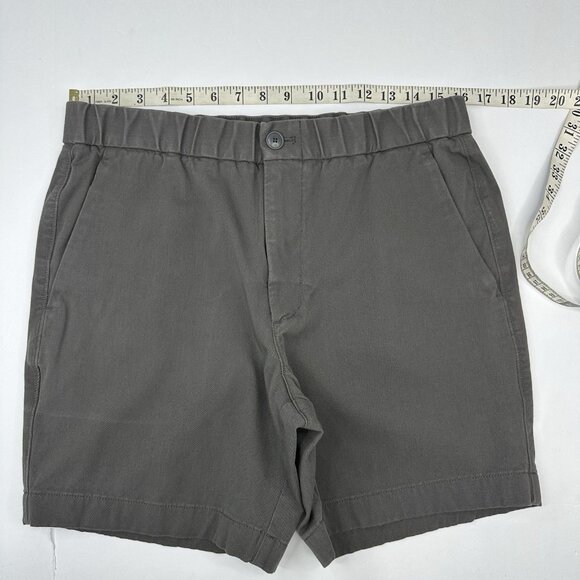 Everlane Men's Gray Chino Casual Cotton Twill Shorts M/W36/L6.5 - Picture 8 of 12